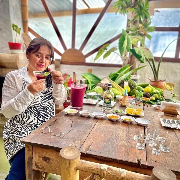 Mesa con ingredientes locales y experiencias gastronómicas